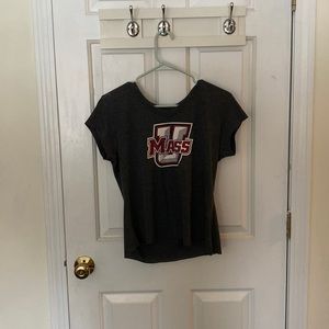 UMass V neck t shirt